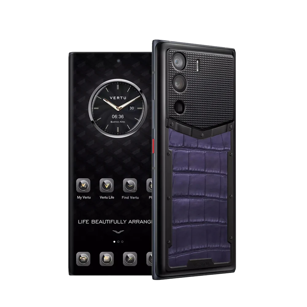 METAVERTU ALLIGATOR SKIN 5G WEB3 PHONE – GRAPE PURPLE