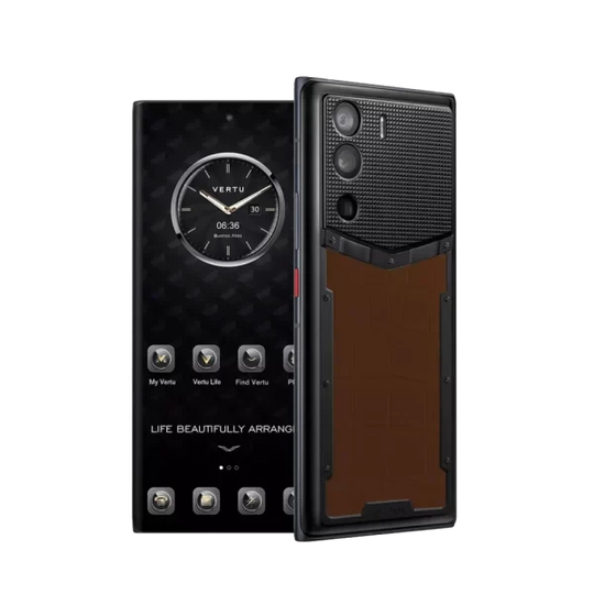 METAVERTU ALLIGATOR SKIN 5G WEB3 PHONE – BROWN