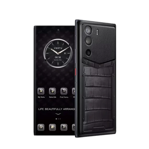 Load image into Gallery viewer, METAVERTU ALLIGATOR SKIN 5G WEB3 PHONE – BLACK
