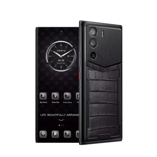 METAVERTU ALLIGATOR SKIN 5G WEB3 PHONE – BLACK