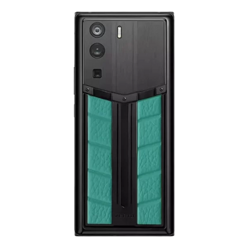 Load image into Gallery viewer, METAVERTU RACE TRACK DESIGN CALFSKIN WEB3 PHONE – VERONA GREEN
