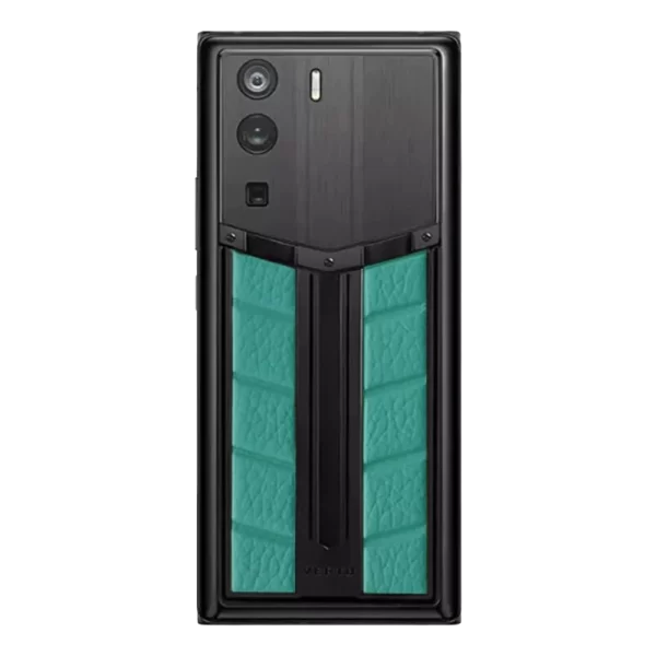 METAVERTU RACE TRACK DESIGN CALFSKIN WEB3 PHONE – VERONA GREEN