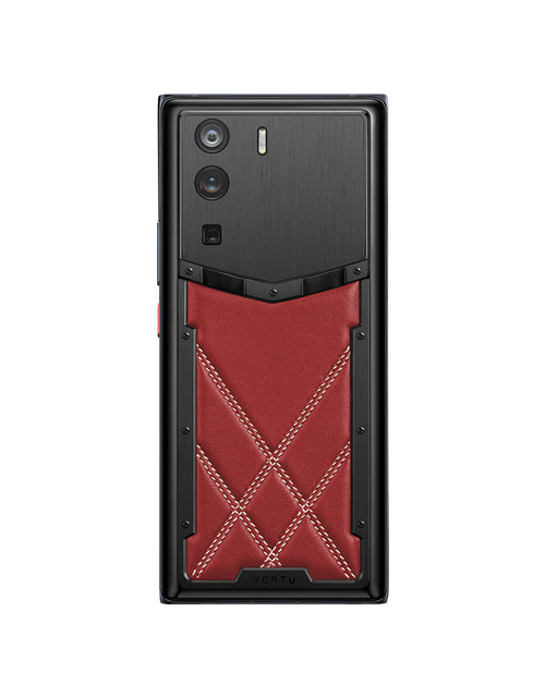 Load image into Gallery viewer, METAVERTU STITCHING CALFSKIN 5G WEB3 PHONE – RETRO RED
