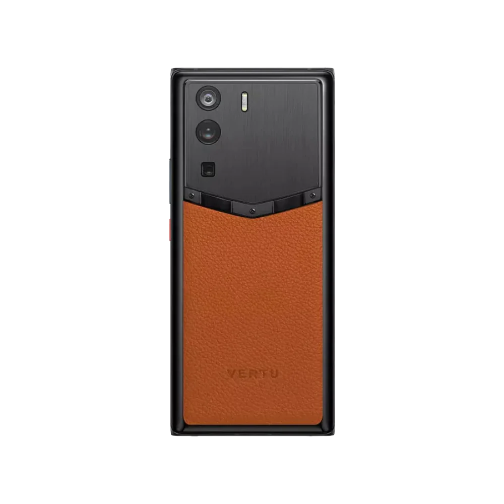 METAVERTU FRAMELESS CALFSKIN 5G WEB3 PHONE – ORANGE