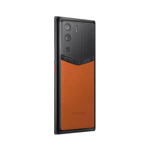 Load image into Gallery viewer, METAVERTU FRAMELESS CALFSKIN 5G WEB3 PHONE – ORANGE
