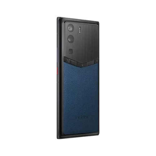 Load image into Gallery viewer, METAVERTU FRAMELESS CALFSKIN 5G WEB3 PHONE – BLUE
