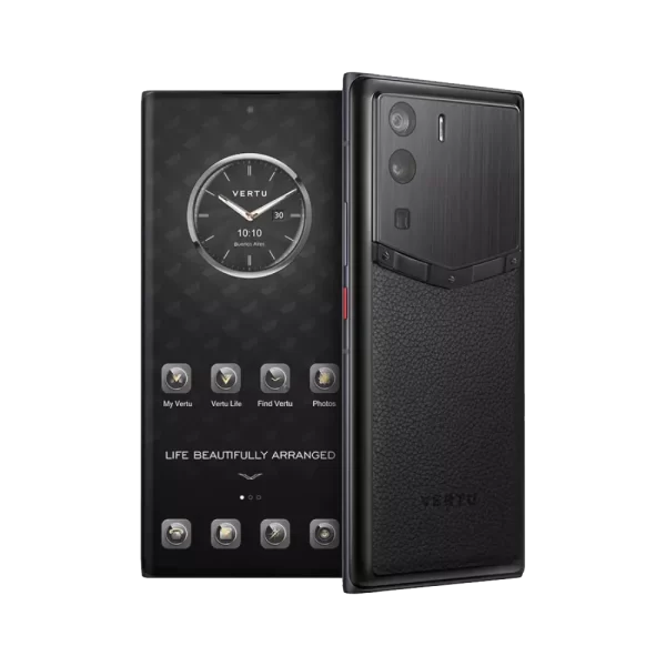 METAVERTU FRAMELESS CALFSKIN 5G WEB3 PHONE – BLACK