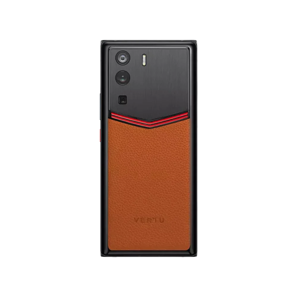 METAVERTU ENAMELED CALFSKIN 5G WEB3 PHONE – ORANGE