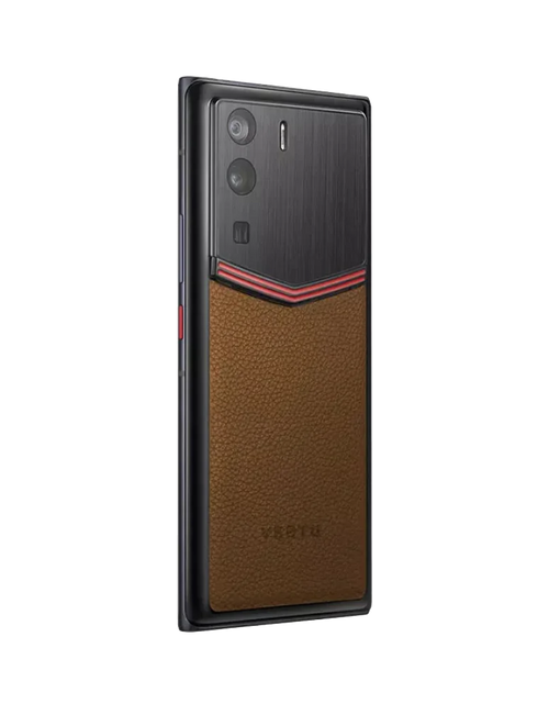 Load image into Gallery viewer, METAVERTU ENAMELED CALFSKIN 5G WEB3 PHONE – BROWN
