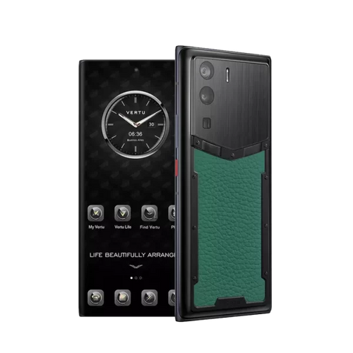 Load image into Gallery viewer, METAVERTU CALFSKIN 5G WEB3 PHONE – VIENNA GREEN
