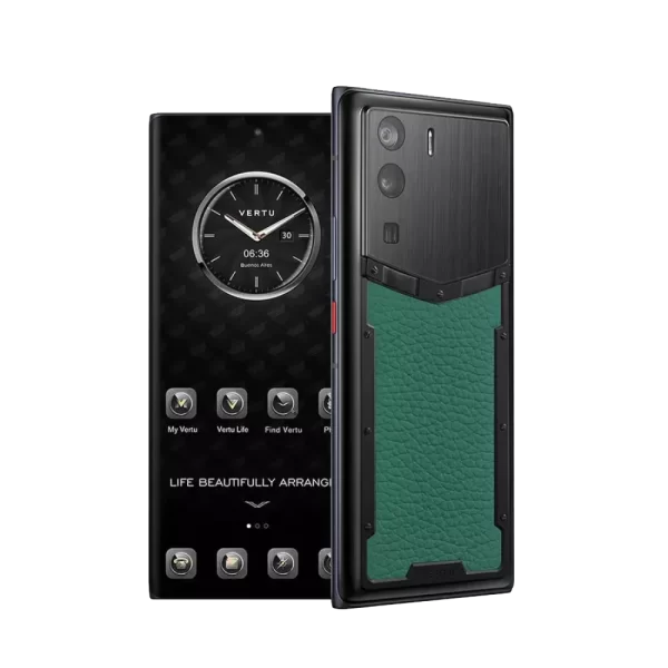 METAVERTU CALFSKIN 5G WEB3 PHONE – VIENNA GREEN