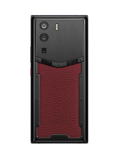 Load image into Gallery viewer, METAVERTU CALFSKIN 5G WEB3 PHONE – RASPBERRY RED
