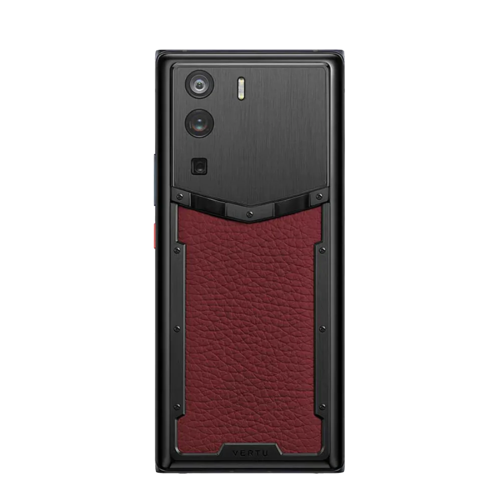 METAVERTU CALFSKIN 5G WEB3 PHONE – RASPBERRY RED