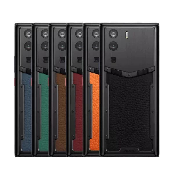 METAVERTU CALFSKIN 5G WEB3 PHONE – DAWNING ORANGE