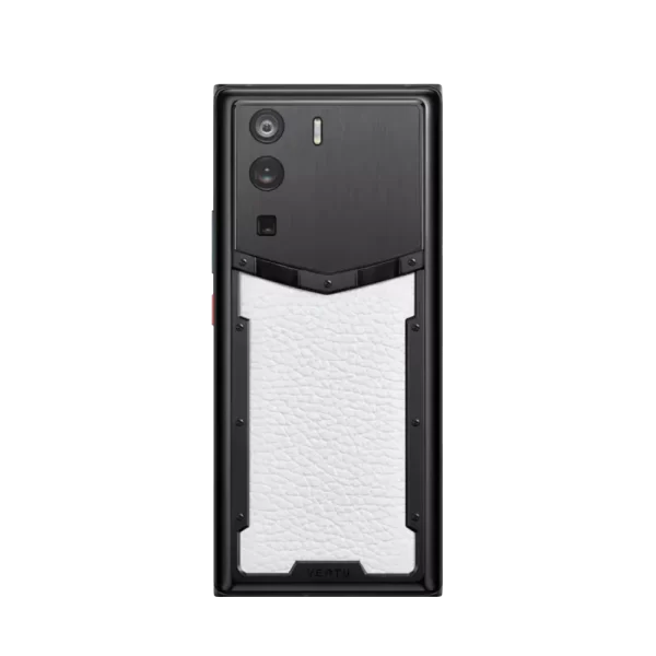 METAVERTU CALFSKIN 5G WEB3 PHONE – MOON WHITE