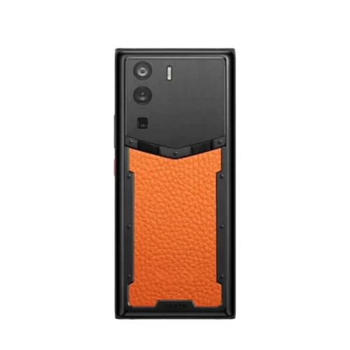 Load image into Gallery viewer, METAVERTU CALFSKIN 5G WEB3 PHONE – DAWNING ORANGE
