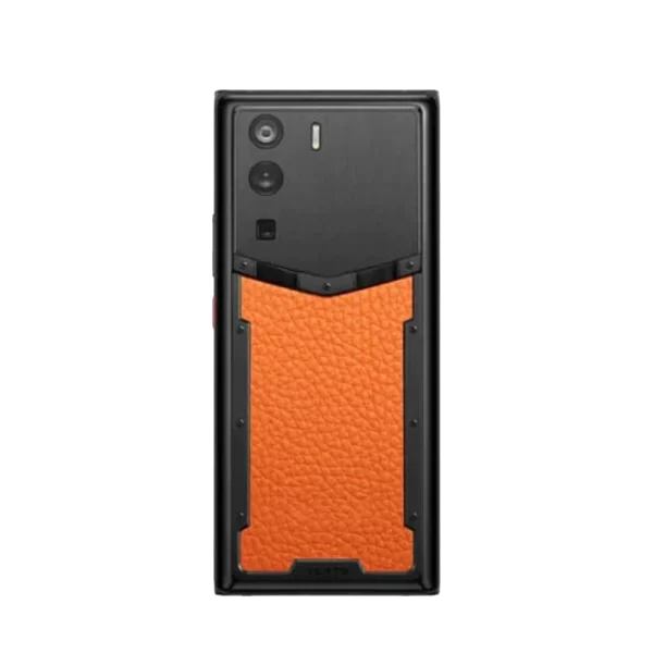 METAVERTU CALFSKIN 5G WEB3 PHONE – DAWNING ORANGE