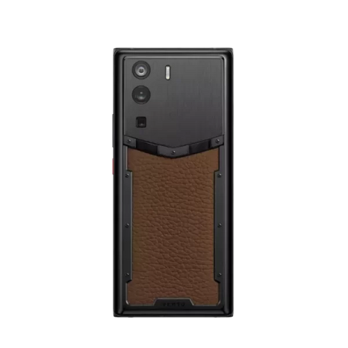 Load image into Gallery viewer, METAVERTU CALFSKIN 5G WEB3 PHONE – CARAMEL BROWN
