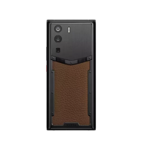 METAVERTU CALFSKIN 5G WEB3 PHONE – CARAMEL BROWN