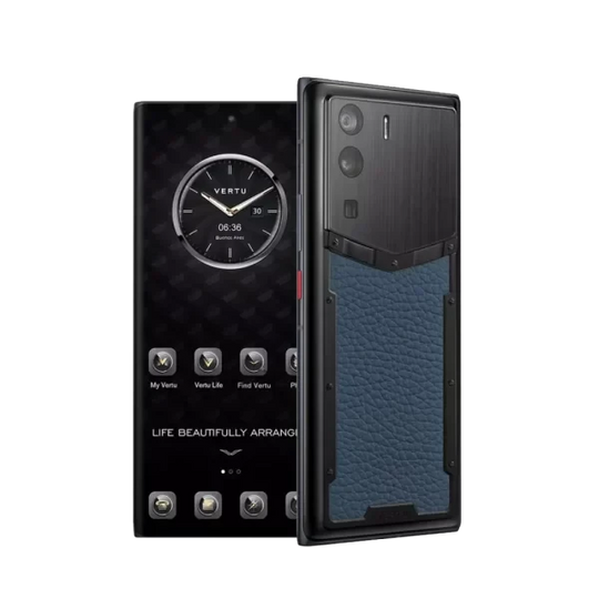 METAVERTU CALFSKIN 5G WEB3 PHONE – BLUE