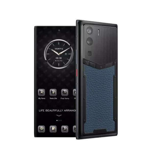 METAVERTU CALFSKIN 5G WEB3 PHONE – BLUE