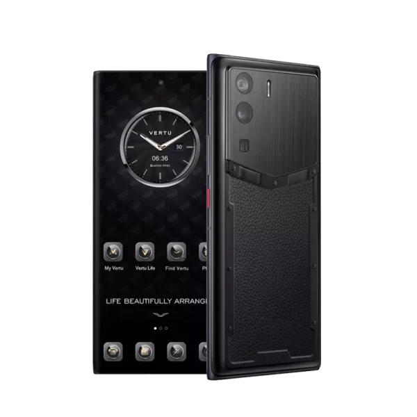 METAVERTU CALFSKIN 5G WEB3 PHONE – JADE BLACK