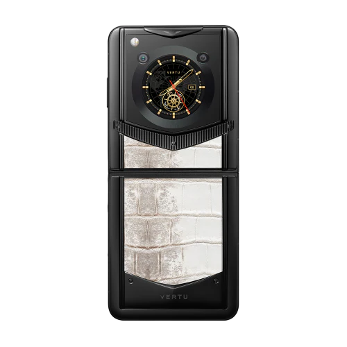 تحميل الصورة إلى عارض المعرض، VERTU® IRONFLIP ROCOCO HIMALAYA NILOTICUS CROCODILE SKIN
