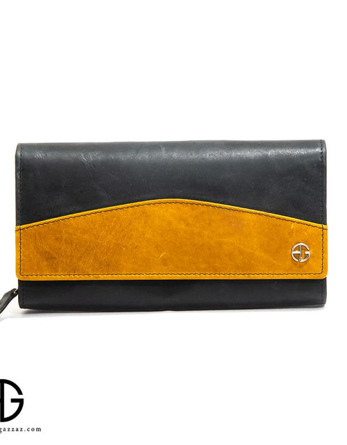 تحميل الصورة إلى عارض المعرض، محفظة AG Artisan ثنائية اللون من الجلد
