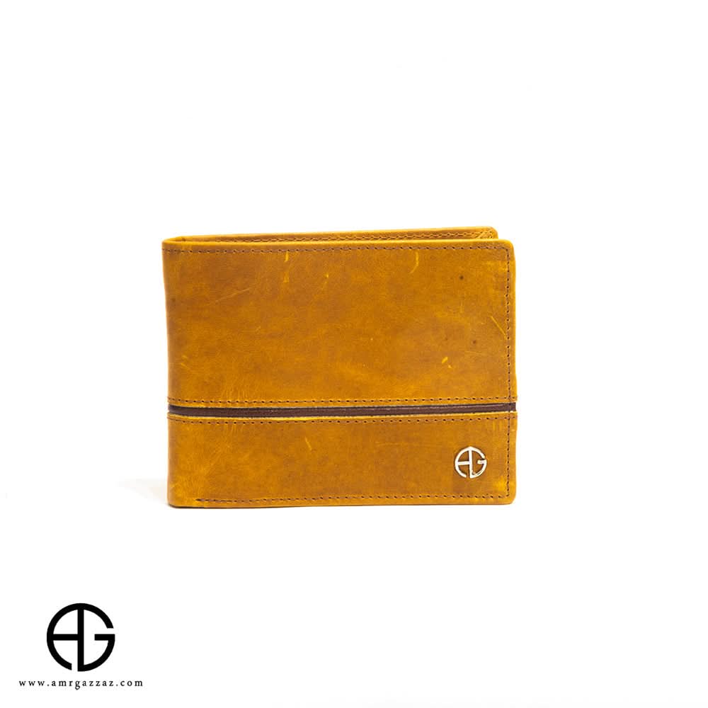 AG Modern Mustard Stitchline Wallet