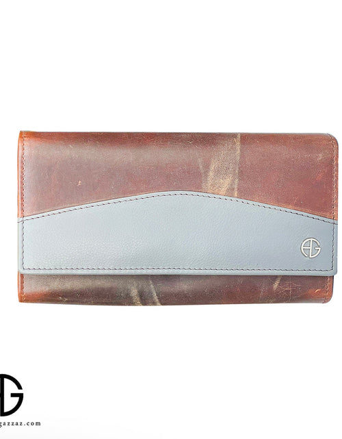 تحميل الصورة إلى عارض المعرض، AG Artisan Bi-Tone Leather Wallet
