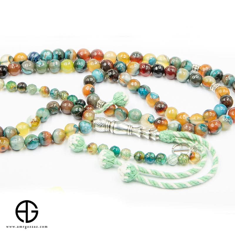 Agate Prayer Beads, 99 Beads