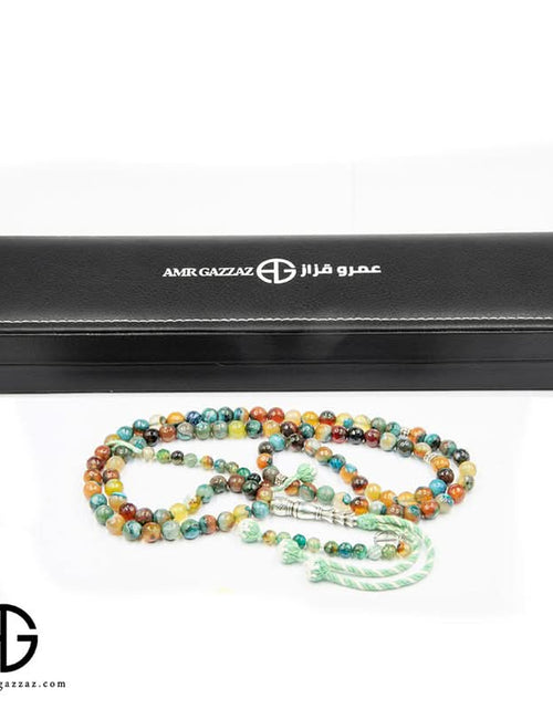 تحميل الصورة إلى عارض المعرض، مسبحة عقيق، 99 حبة
