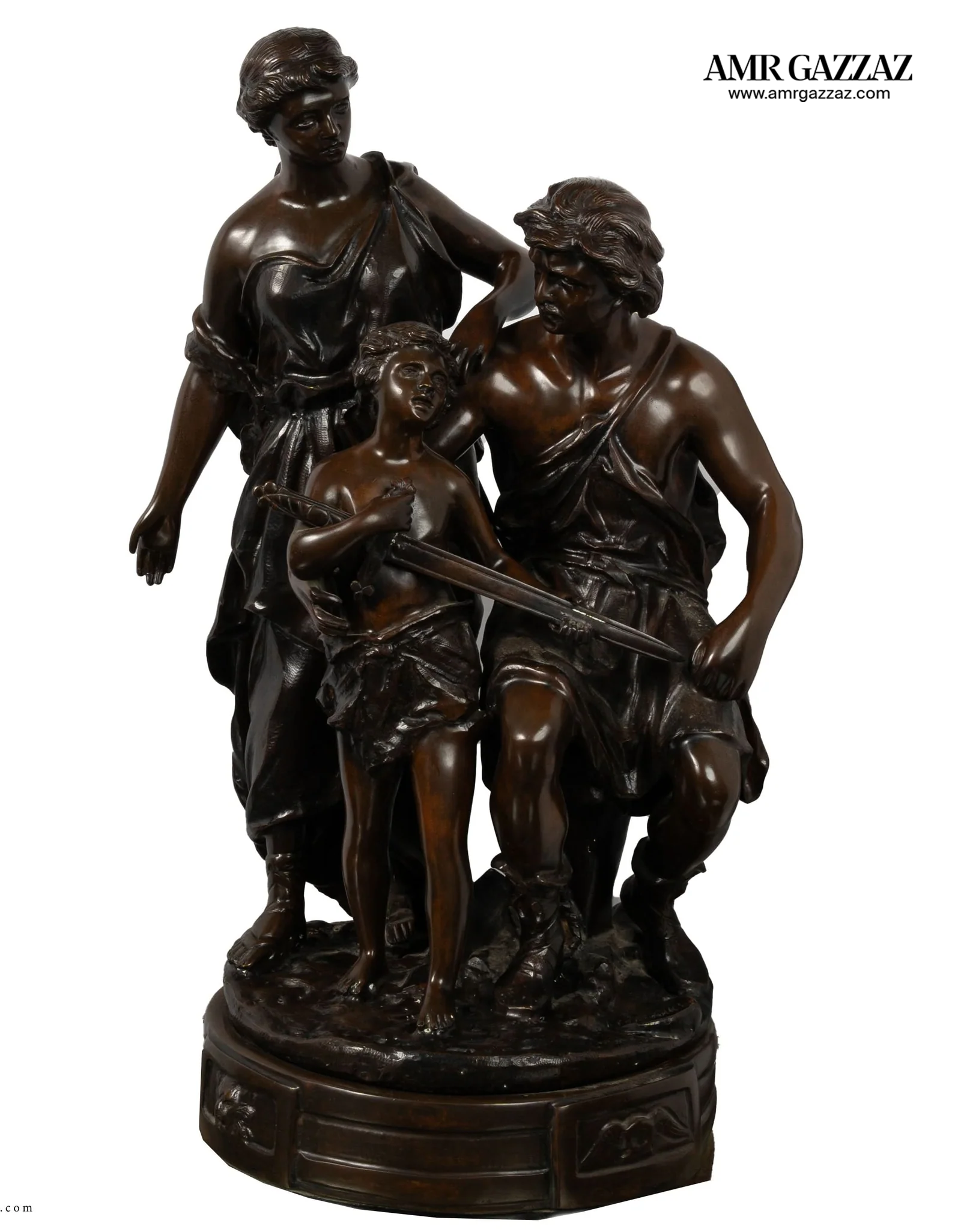 luxury solid bronze Florence Statue second