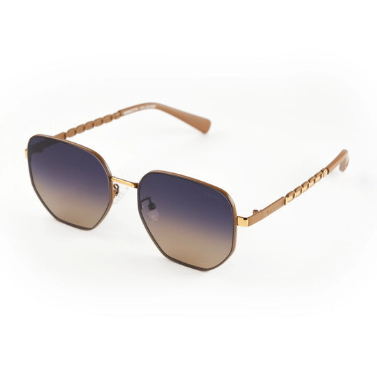 Women’s Luxury Sunglasses Verutti EH21013-C5 – Navy-to-Beige Geometric
