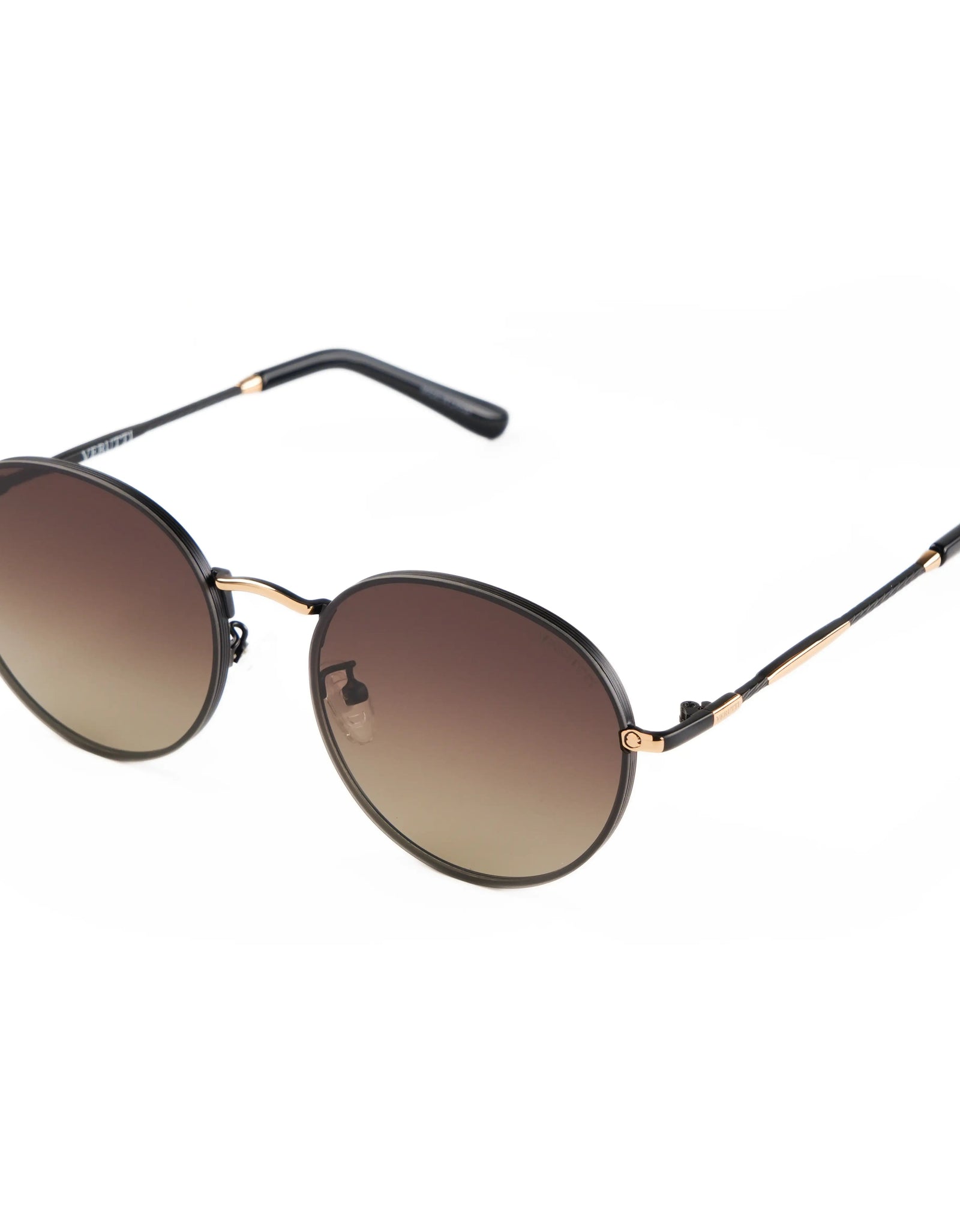 Women's Luxury Sunglasses Verutti EH21017-C3 - Round Brown Gradient