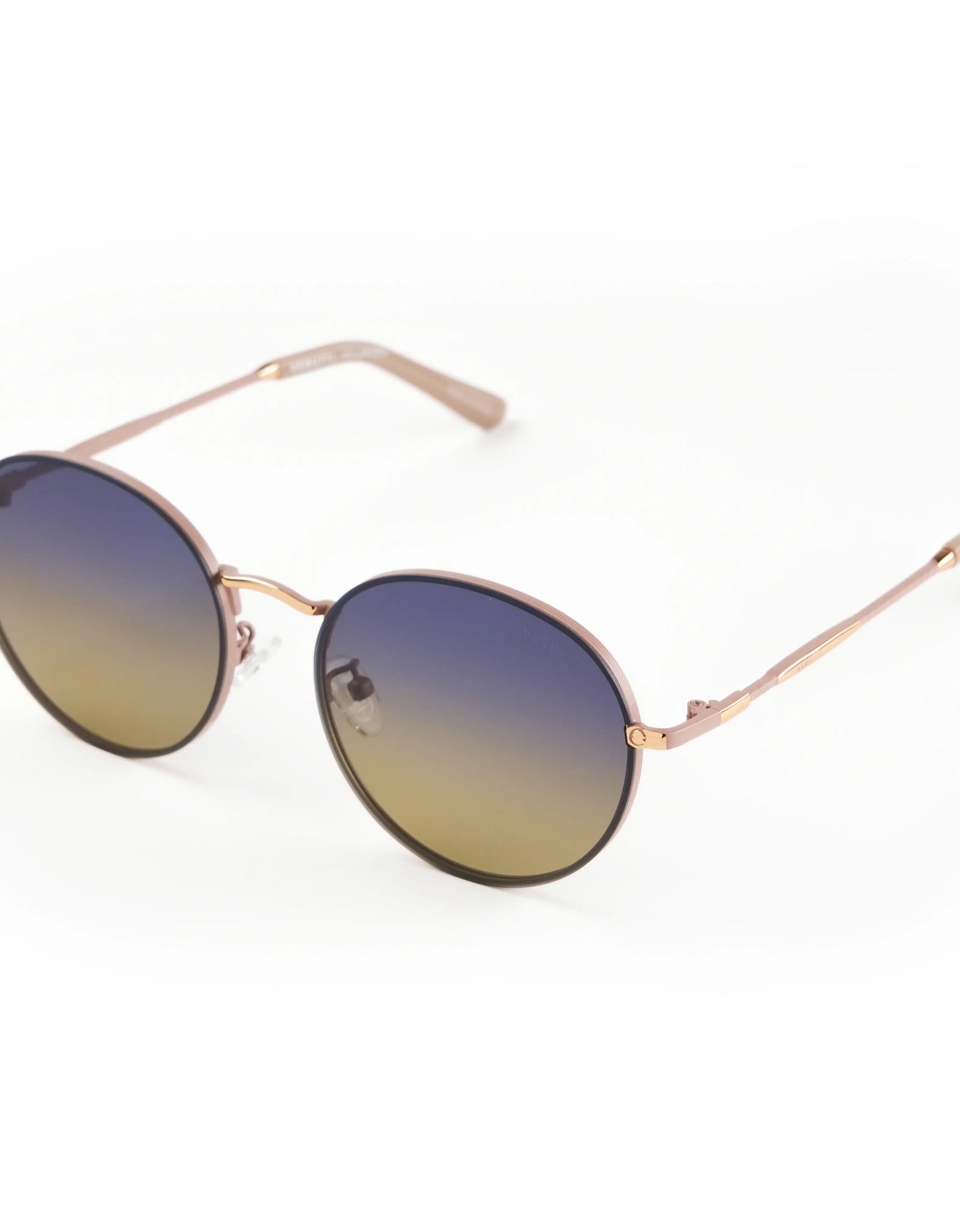 Women’s Luxury Sunglasses Verutti EH21017-C4 – Round Navy Gardient to Brown