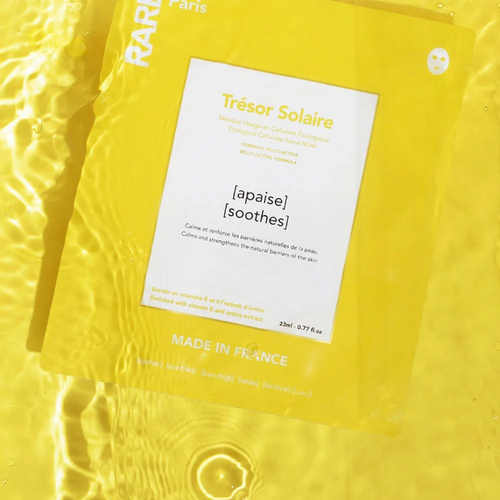 Load image into Gallery viewer, Trésor Solaire Soothing Face Mask Box x5 23 mL per sheet mask

