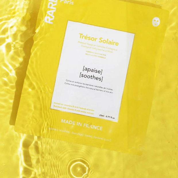 Trésor Solaire Soothing Face Mask Box x5 23 mL per sheet mask