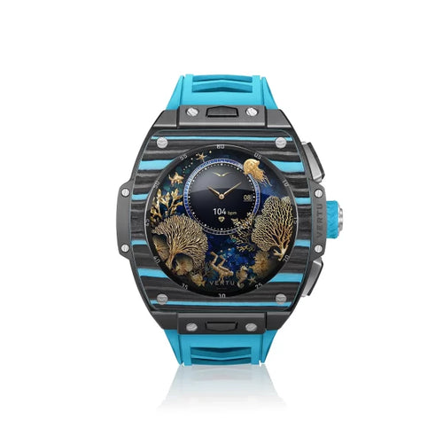 Load image into Gallery viewer, 2024 NEW VERTU GRAND WATCH-Black and Blue Carbon Fiber
