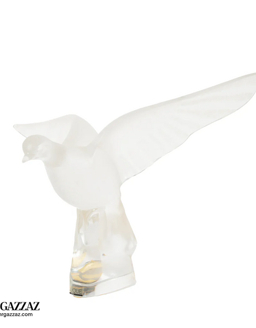 Load image into Gallery viewer, LARGE LALIQUE CRYSTAL BIRD FIGURINE
