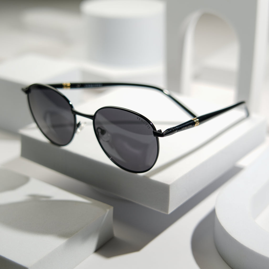 Women’s Luxury Sunglasses Verutti MB24809-C4 – Black Frame &Lenses