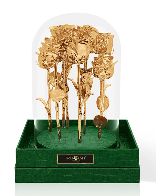 IMPERIAL GRANDIOSE "24K GOLD, EMERALD CROCO"