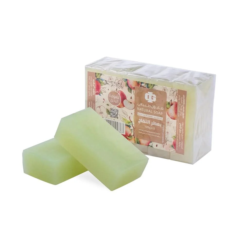 Natural Apple Scented Soap 100g X 5 Pieces