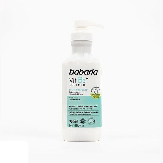 Babaria Vit B3 body milk 500ml