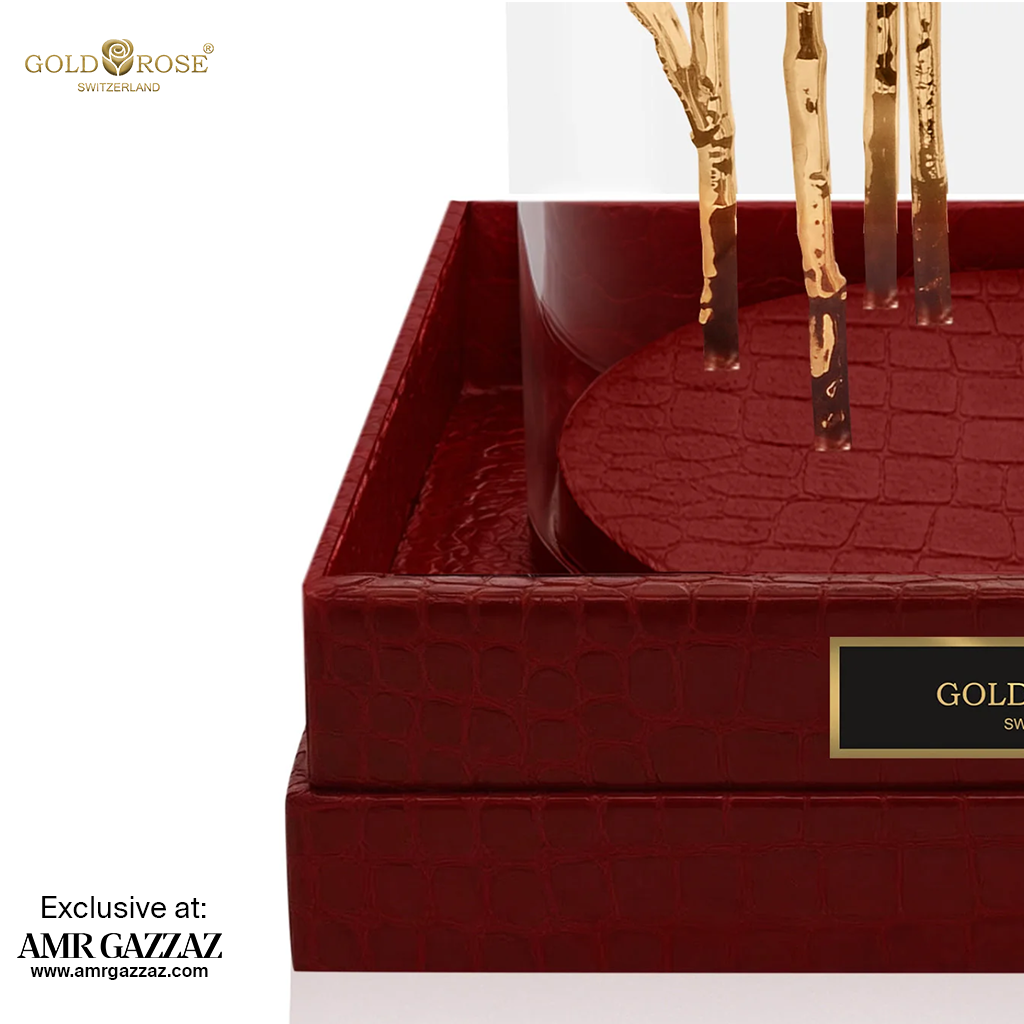 IMPERIAL TRINITY "24K GOLD, ROUGE CROCO"