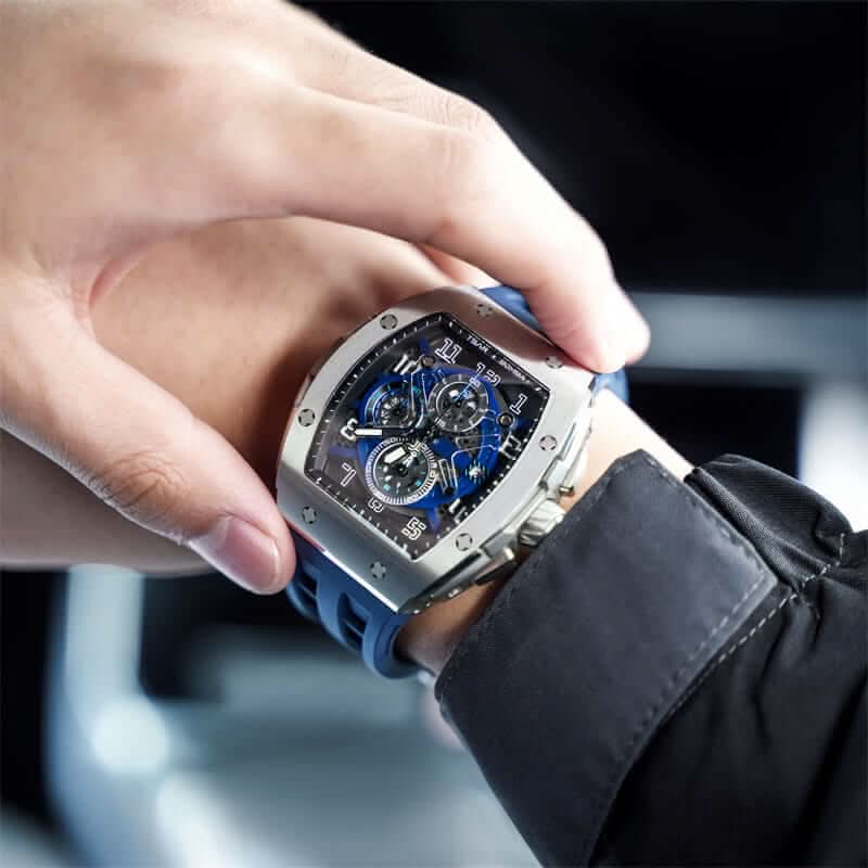 Elemental Series-Quartz Watch TB8211Q Sliver Blue