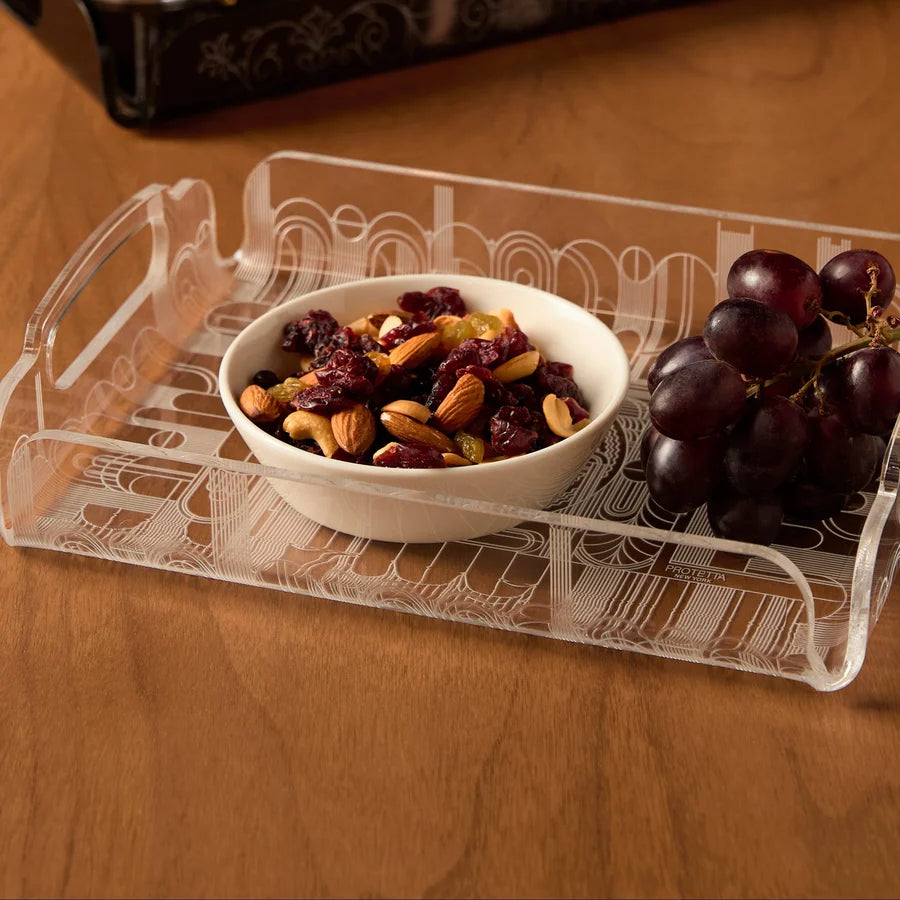 Acrylic Trays Eleganza Strutturale Smoke