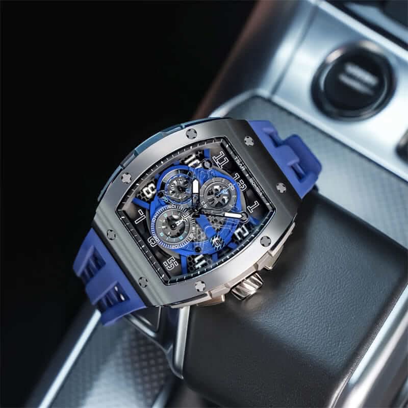 Elemental Series-Quartz Watch TB8211Q Sliver Blue