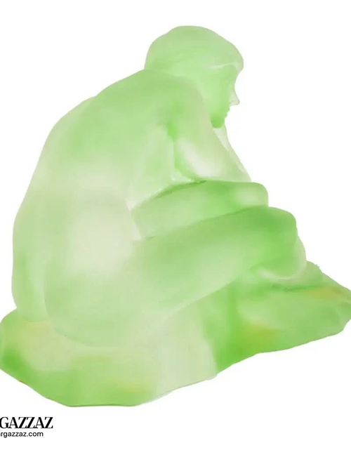 Load image into Gallery viewer, A PATE-DE-VERRE FEMALE GLASS green
