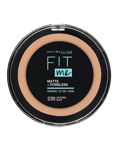 تحميل الصورة إلى عارض المعرض، Maybelline Fit Me Matte + Poreless Powder 230 Natural Buff

